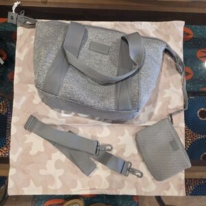 Dagne Dover Heather Gray Neoprene Landon Carryall